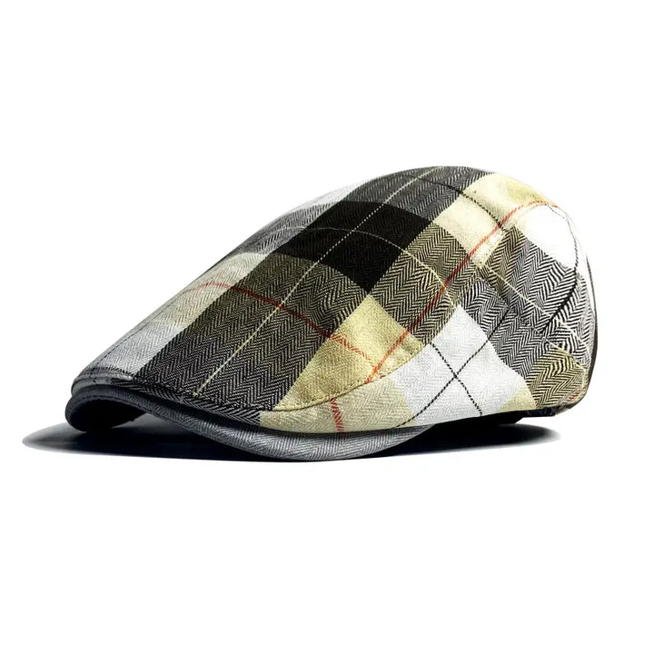 Daniel - Modern Checkered Beret
