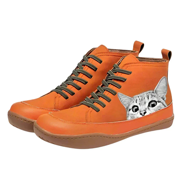 Cathy - Ankle Boots For Cat Lovers