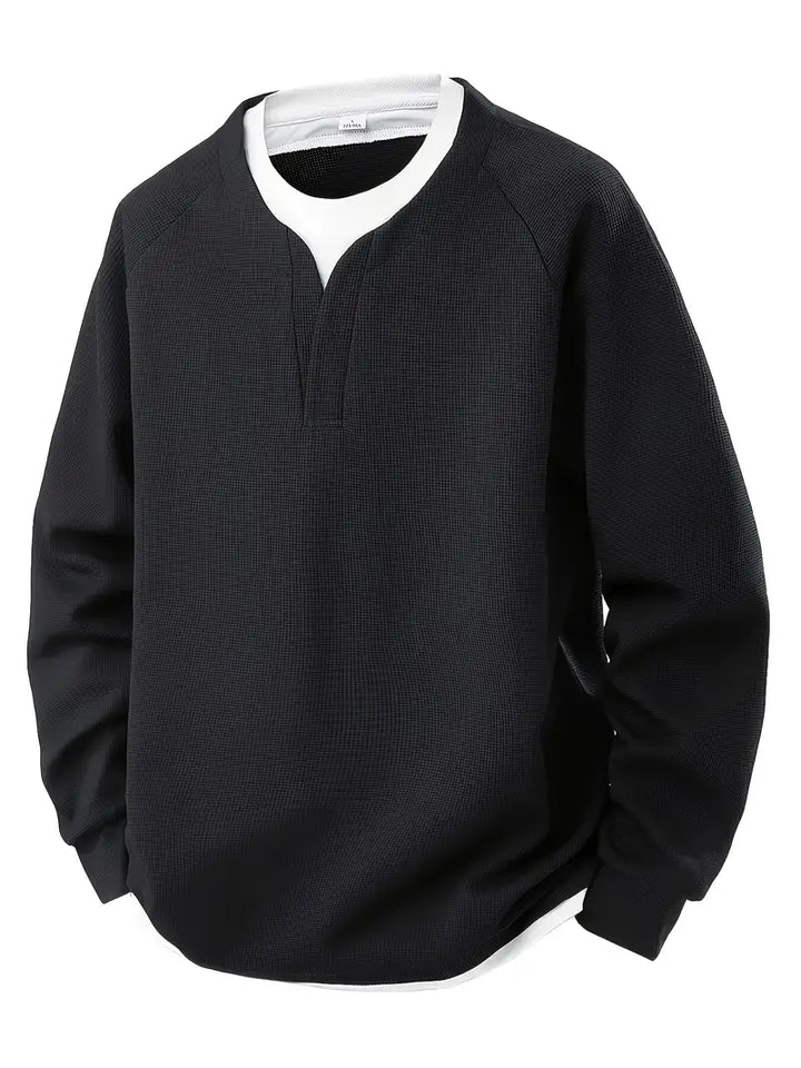 Ruben - Men's Waffle Optic Long Sleeve Shirt