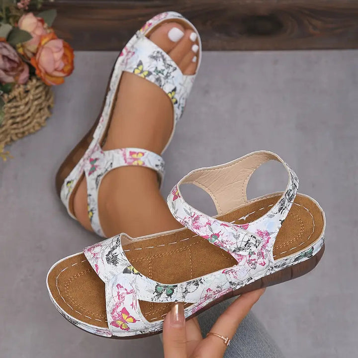 Andrea - Comfort Wedge Heel Sandals