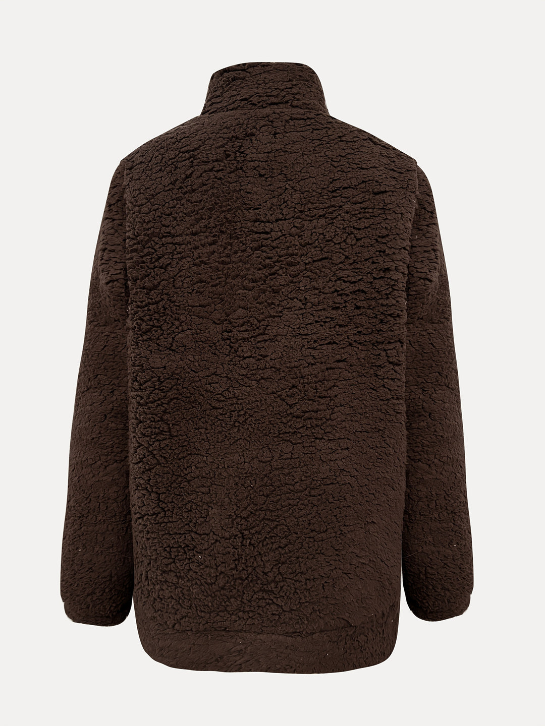 Sophie - Cozy Long Sleeve Fleece Half-Zip Sweatshirt