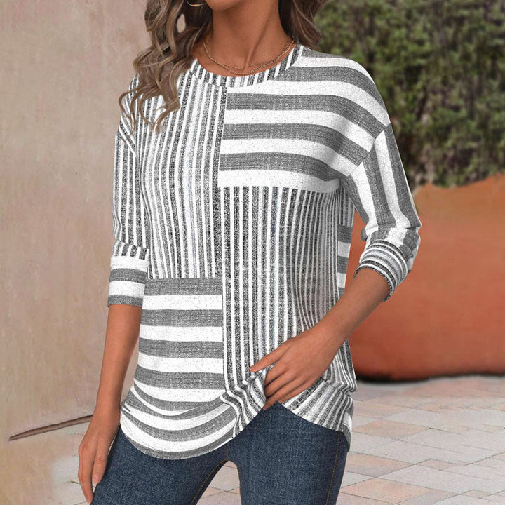 Kathy - Breathable Striped Shirt