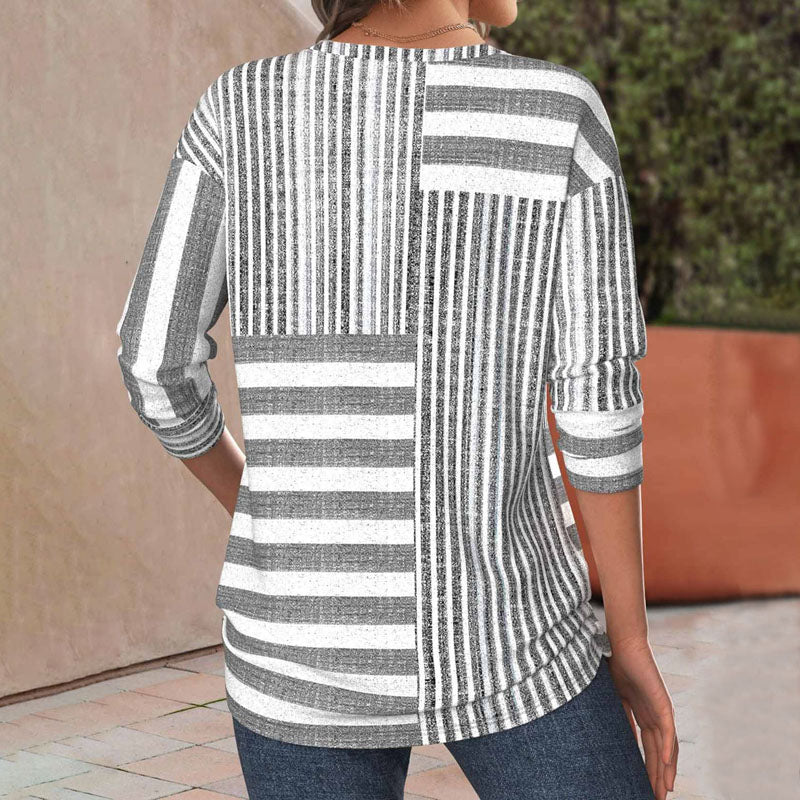 Kathy - Breathable Striped Shirt