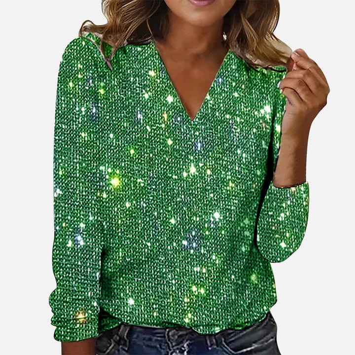 Stella - Elegant Glitter Blouse