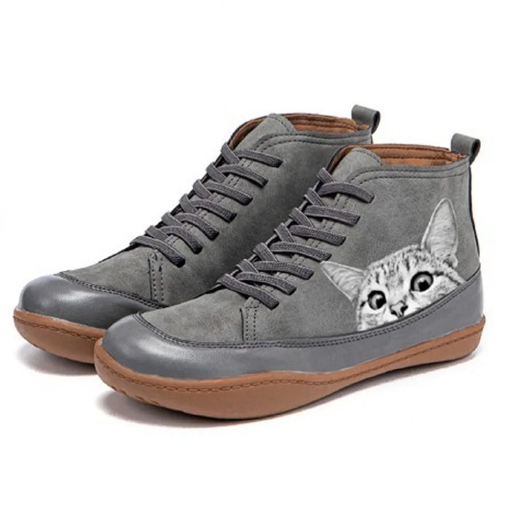 Cathy - Ankle Boots For Cat Lovers