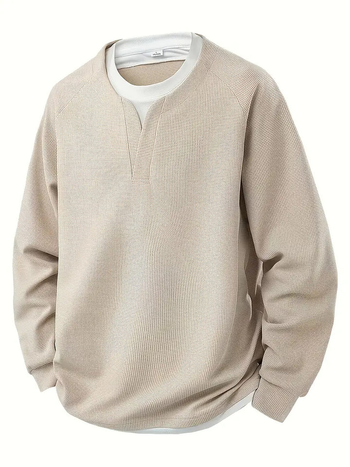 Ruben - Men's Waffle Optic Long Sleeve Shirt