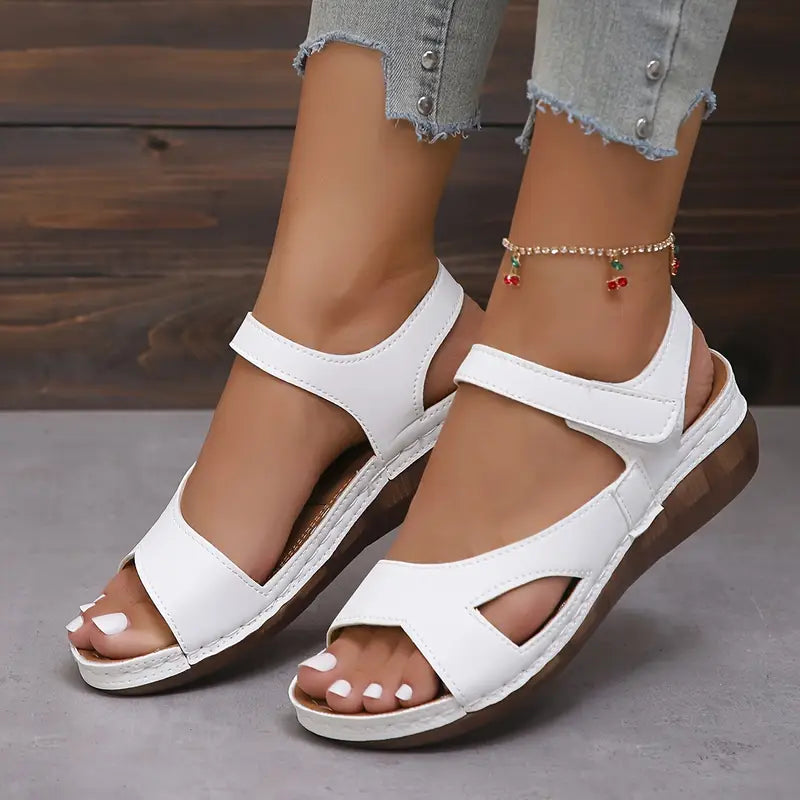 Andrea - Comfort Wedge Heel Sandals
