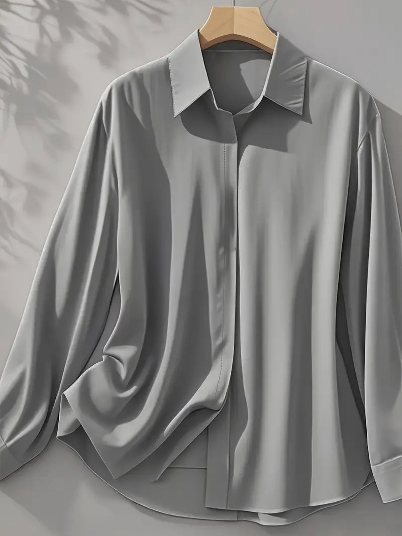 Estelle - Elegant Long Sleeve Blouse