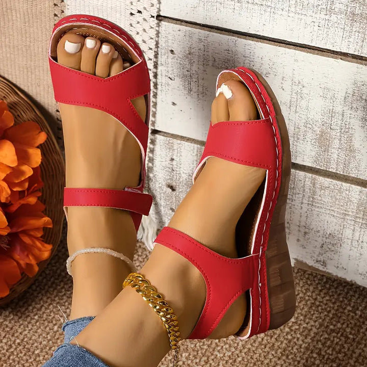 Andrea - Comfort Wedge Heel Sandals