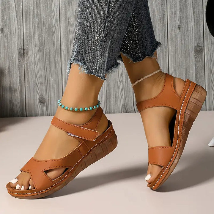 Andrea - Comfort Wedge Heel Sandals