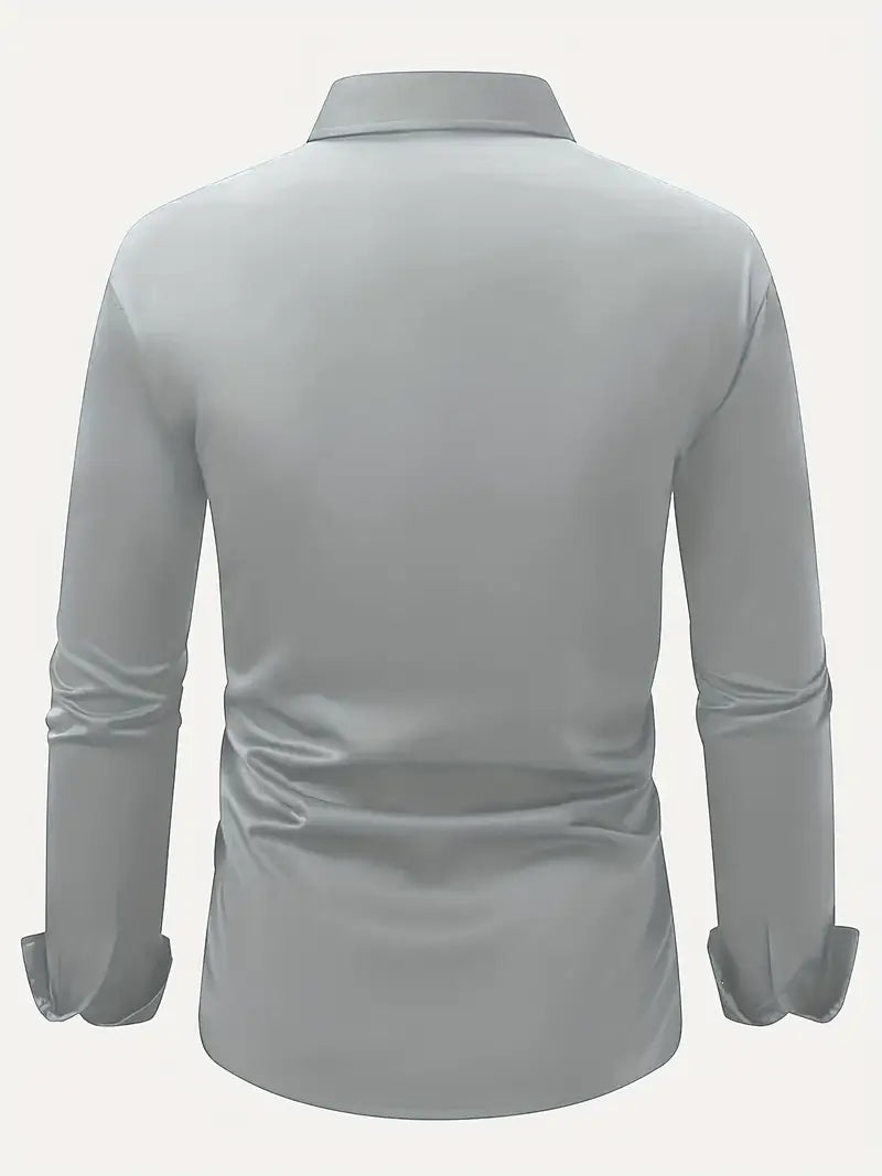 Marc - Mens's Classic Breathable Long Sleeve Shirt