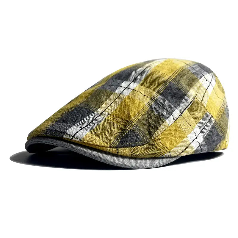 Daniel - Modern Checkered Beret