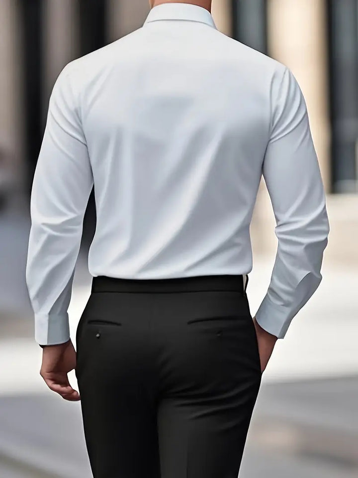 Marc - Mens's Classic Breathable Long Sleeve Shirt