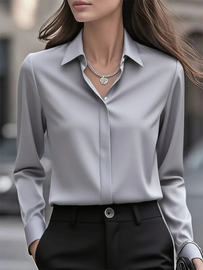 Estelle - Elegant Long Sleeve Blouse