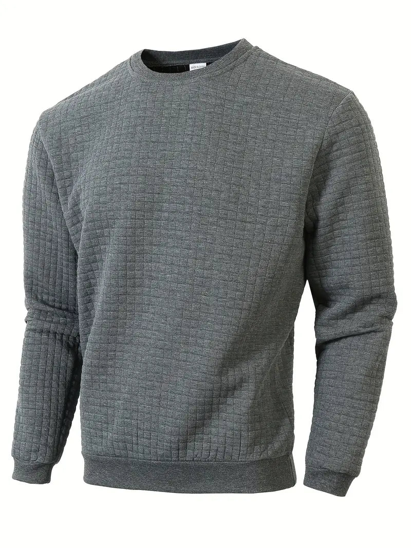 Brad - Bohemian Plaid Long Sleeve Sweater