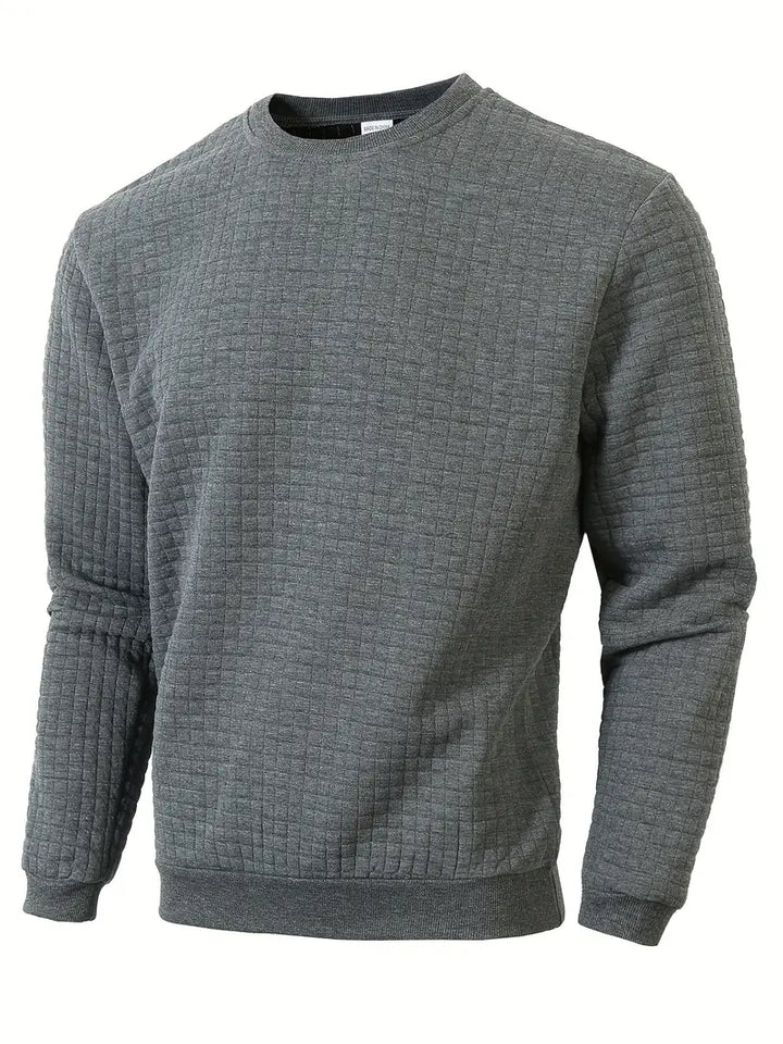 Brad - Bohemian Plaid Long Sleeve Sweater