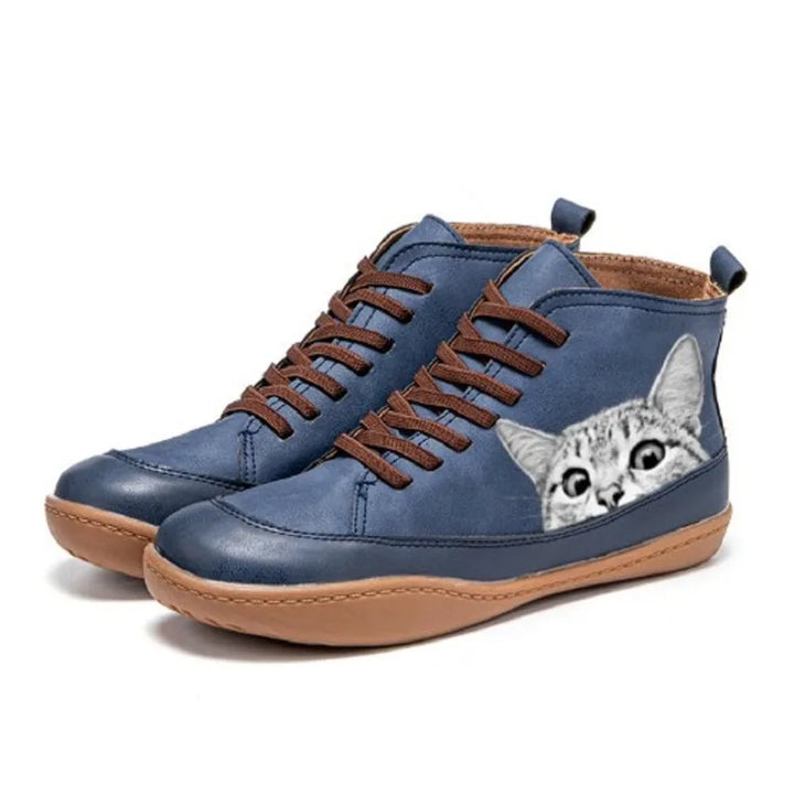 Cathy - Ankle Boots For Cat Lovers