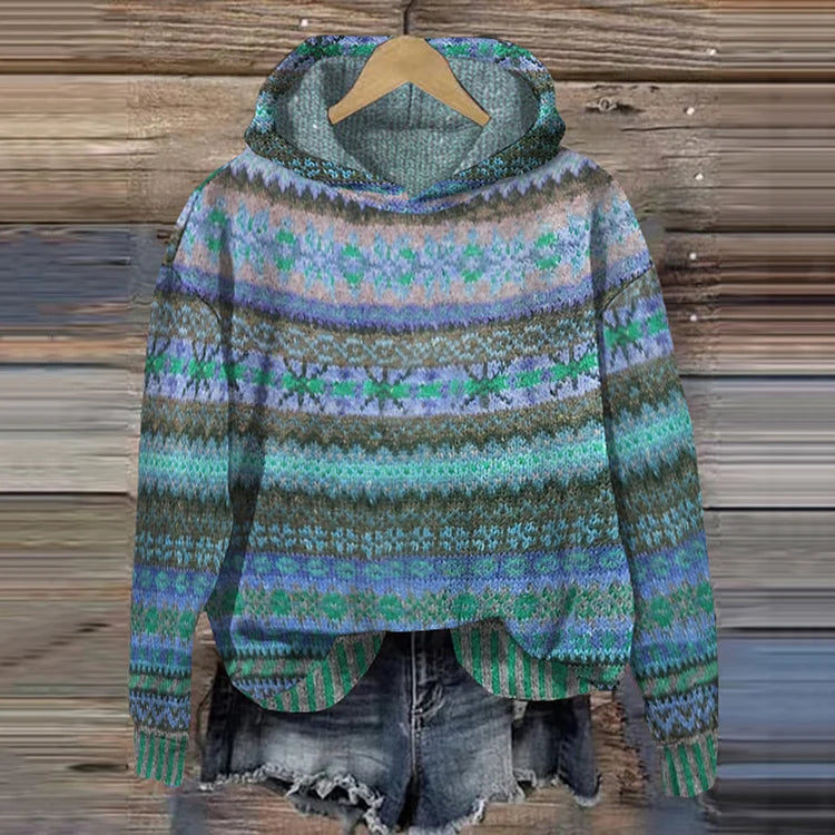 Lauretta - Ethnic Retro Hoodie