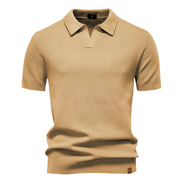 Randy - Breathable Short Sleeve Polo Shirt