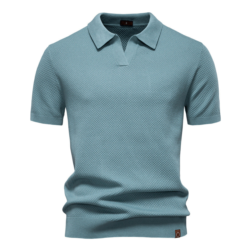 Randy - Breathable Short Sleeve Polo Shirt