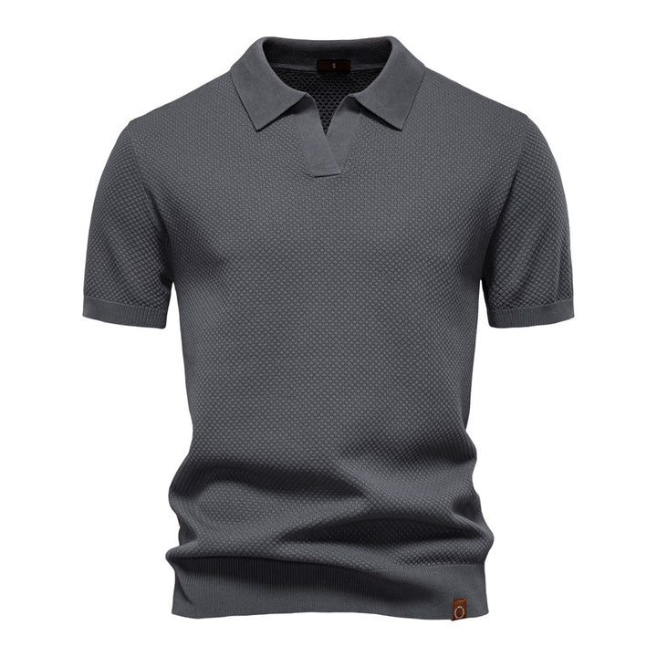 Randy - Breathable Short Sleeve Polo Shirt