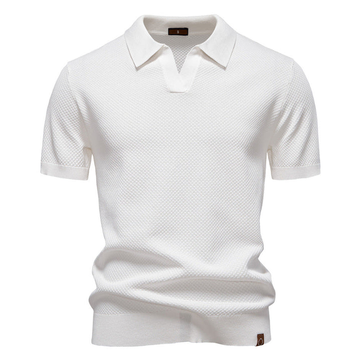 Randy - Breathable Short Sleeve Polo Shirt