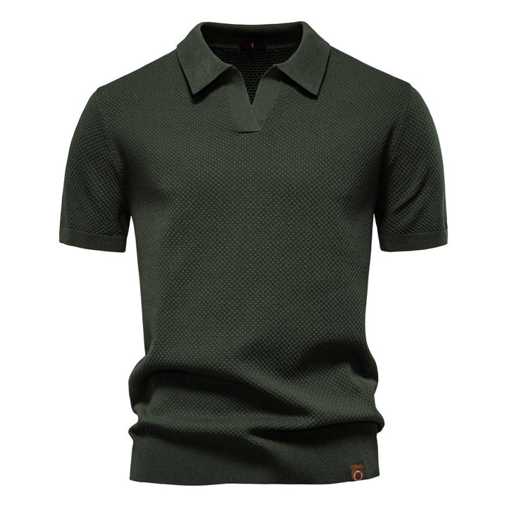 Randy - Breathable Short Sleeve Polo Shirt