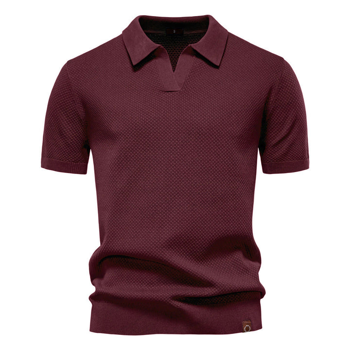 Randy - Breathable Short Sleeve Polo Shirt