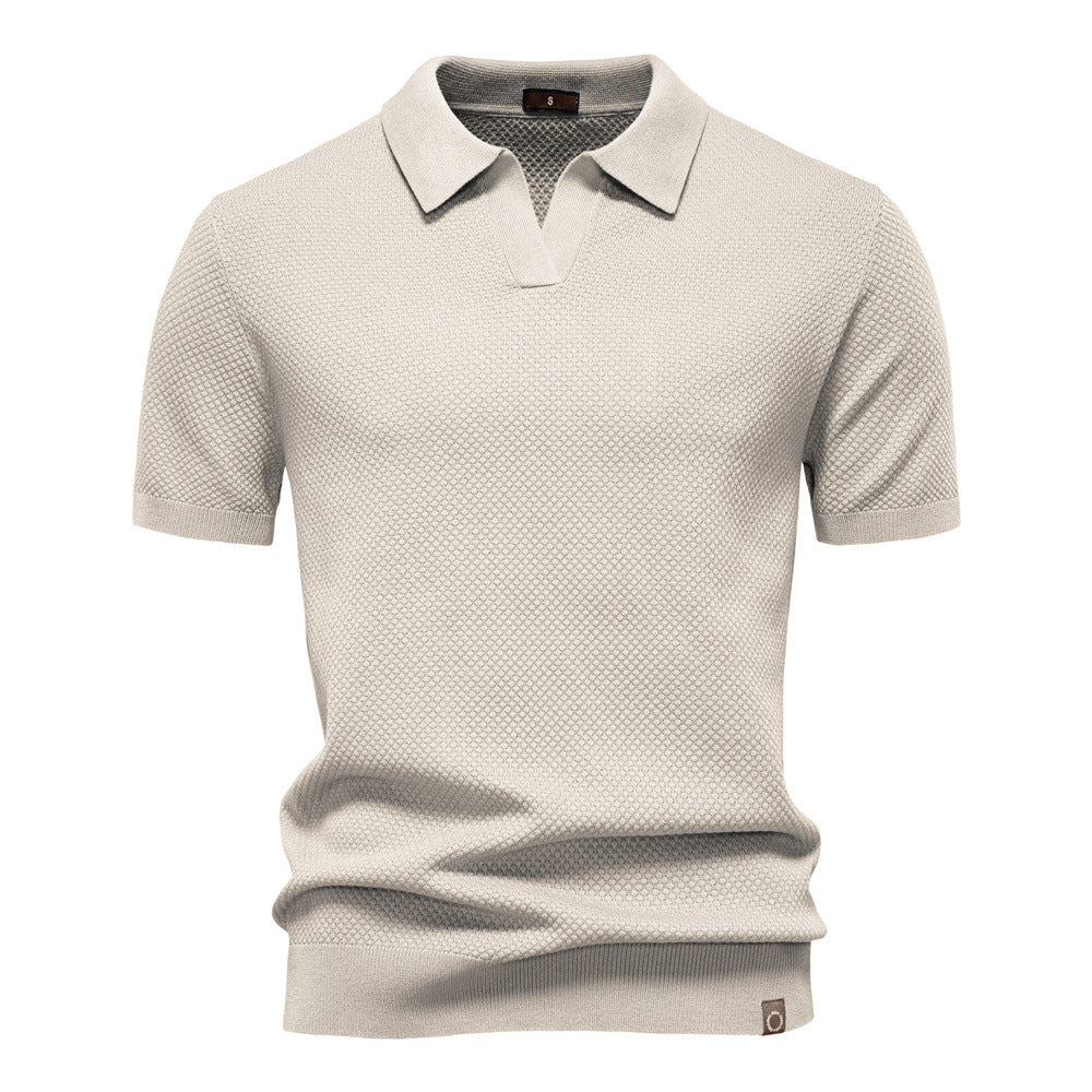 Randy - Breathable Short Sleeve Polo Shirt
