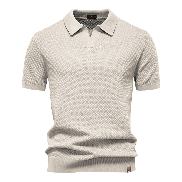 Randy - Breathable Short Sleeve Polo Shirt