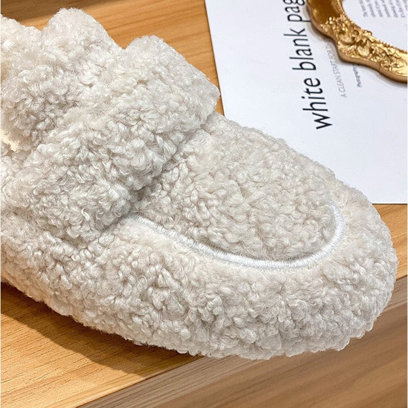 Shirley - Ultra Comfort Teddy Moccasins
