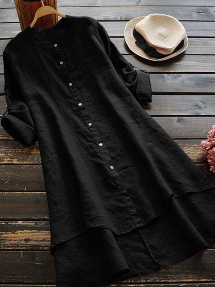 Elizabeth - Casual Linen Style Comfy Dress