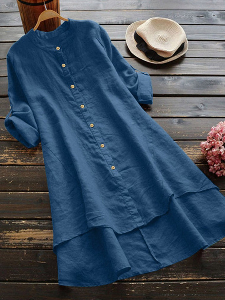 Elizabeth - Casual Linen Style Comfy Dress