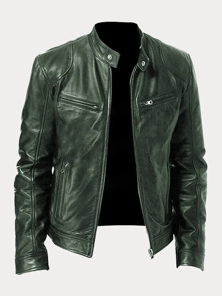 Cliff - Men's Casual Leather Jacket