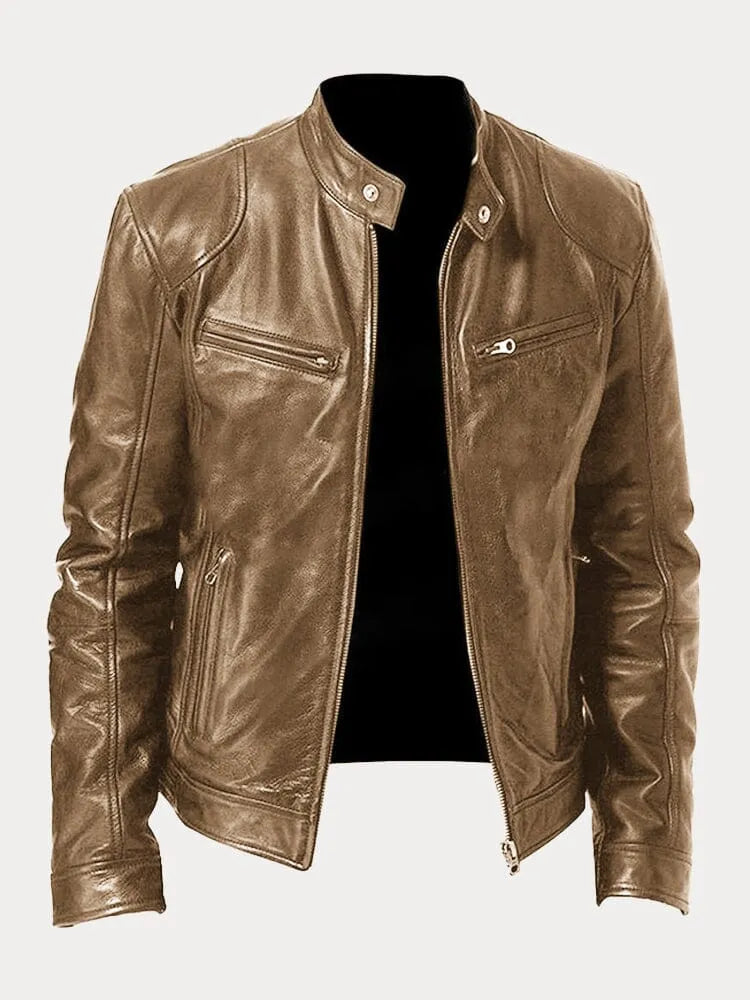 Cliff - Men's Casual Leather Jacket
