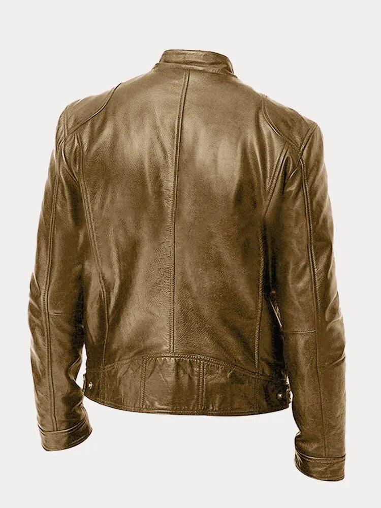 Cliff - Men's Casual Leather Jacket