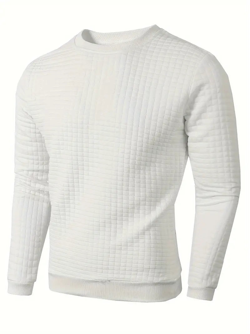 Brad - Bohemian Plaid Long Sleeve Sweater