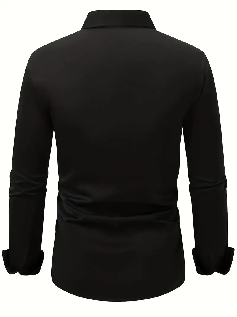 Marc - Mens's Classic Breathable Long Sleeve Shirt
