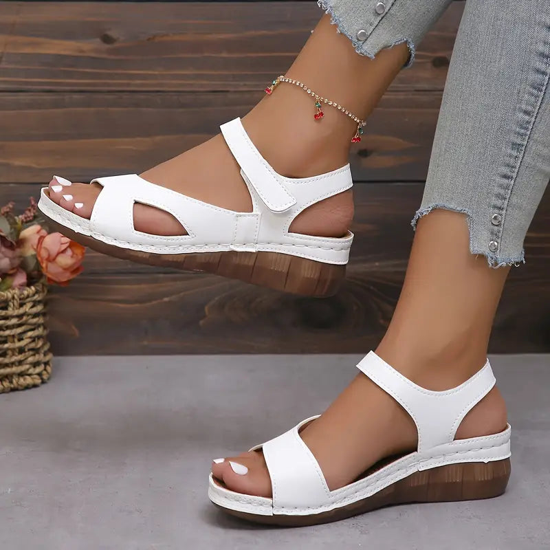 Andrea - Comfort Wedge Heel Sandals