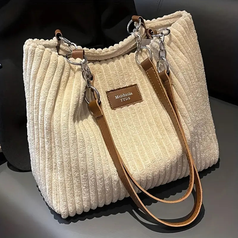 Vanessa - Modern Spacious Corduroy Bag