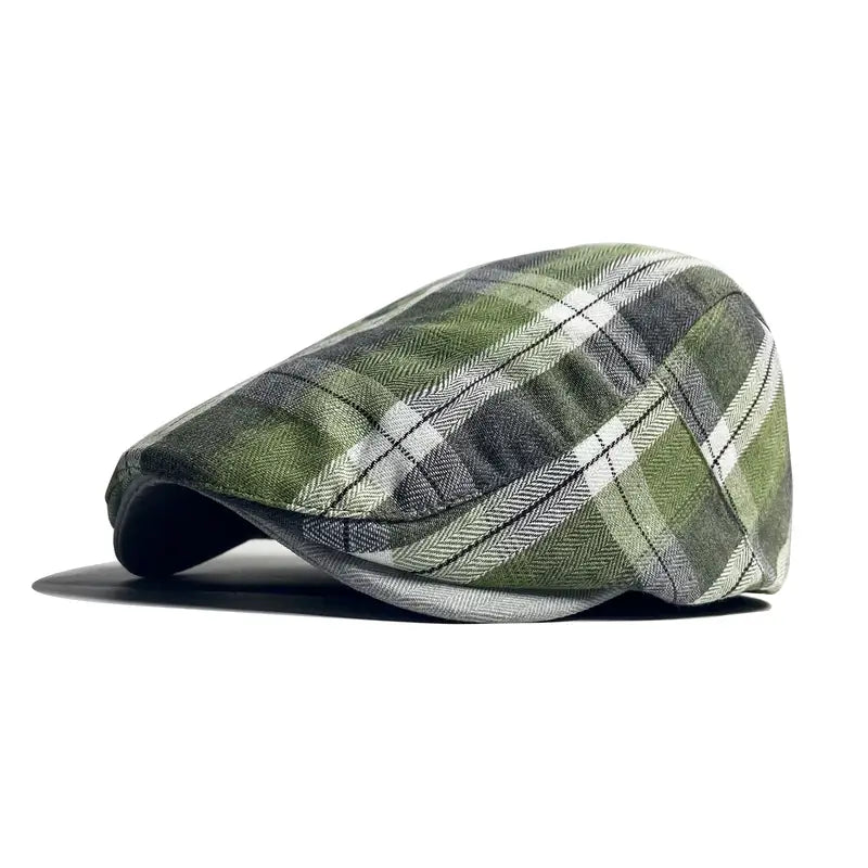 Daniel - Modern Checkered Beret