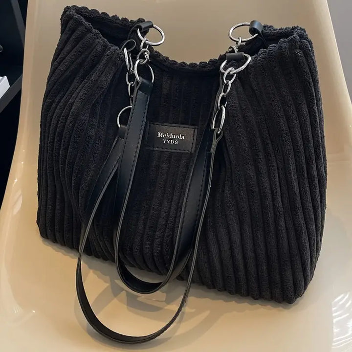 Vanessa - Modern Spacious Corduroy Bag
