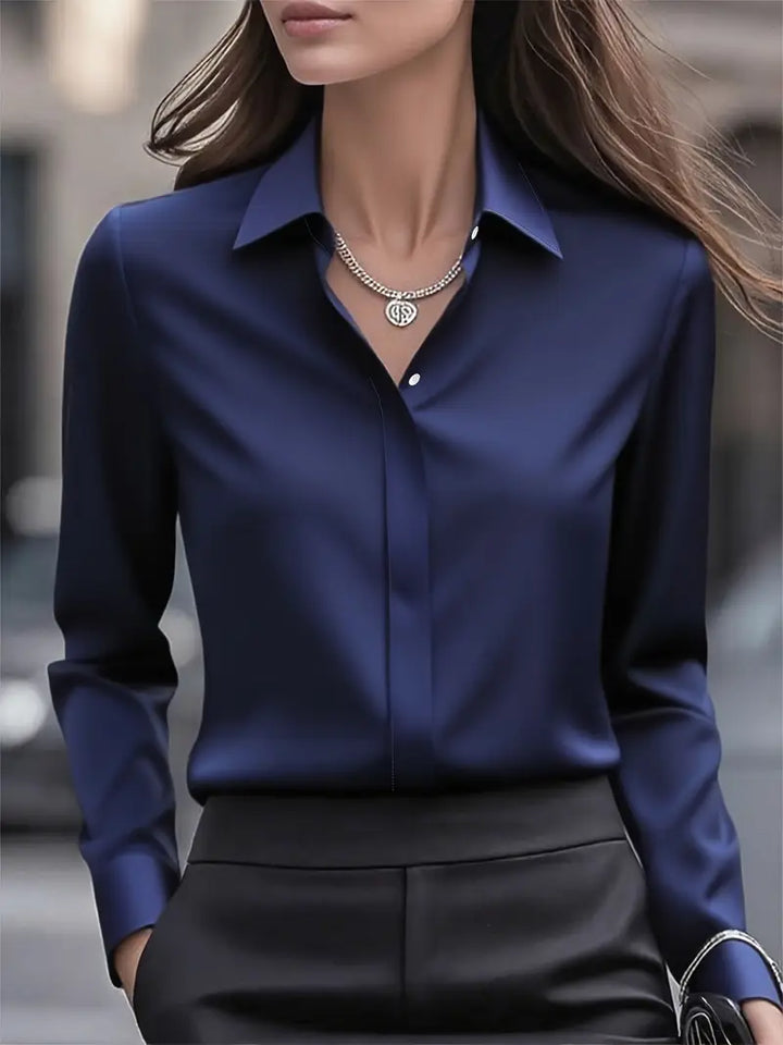 Estelle - Elegant Long Sleeve Blouse