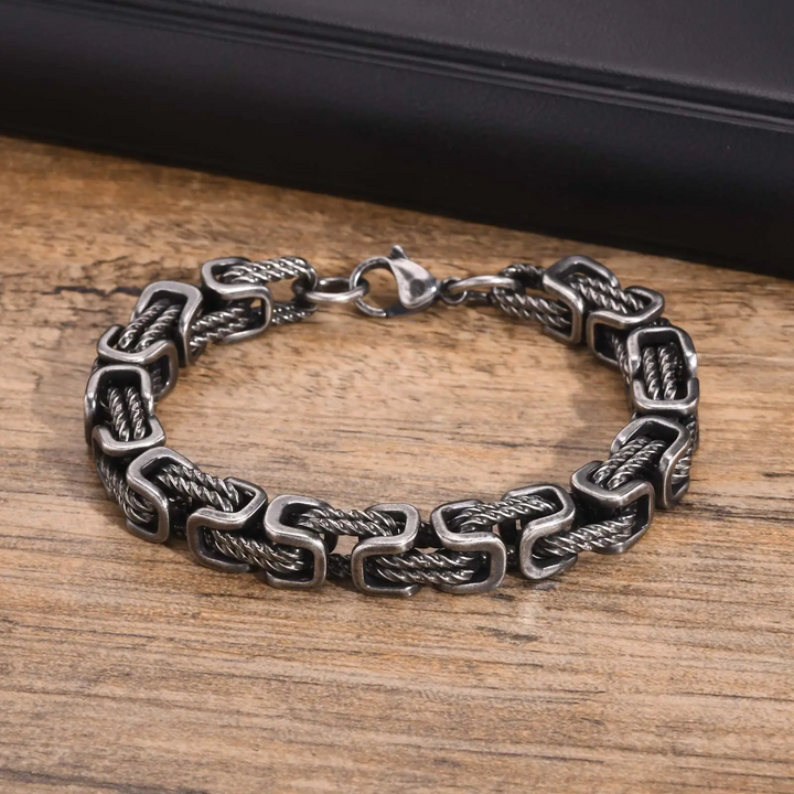 Marco - Men's Forged Chain Cuff