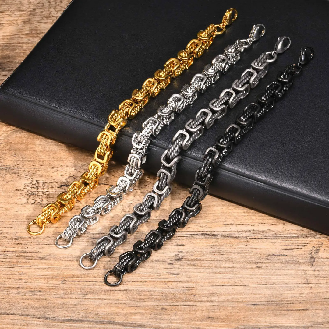 Marco - Men's Forged Chain Cuff