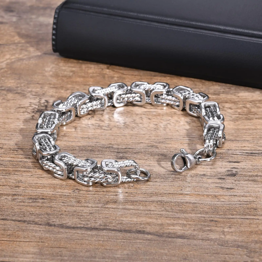 Marco - Men's Forged Chain Cuff