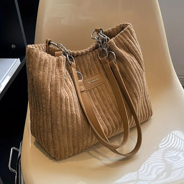 Vanessa - Modern Spacious Corduroy Bag