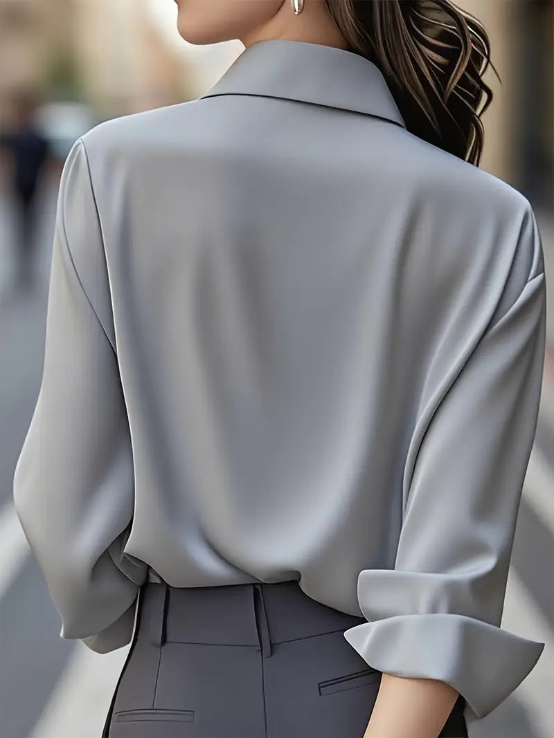 Estelle - Elegant Long Sleeve Blouse