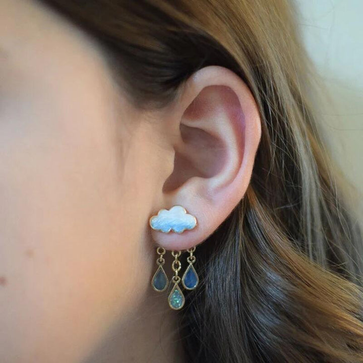 Sunny - Raindrop Pendant Earring