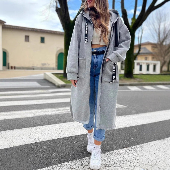 Cheryl - Stylish Long Hooded Cardigan